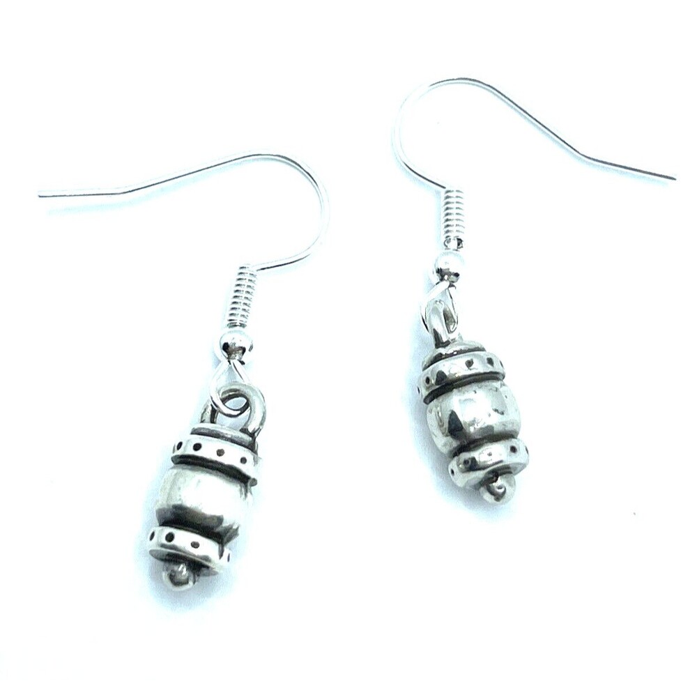 Brighton Signature Silver Beads Sparkle Custom Earrings